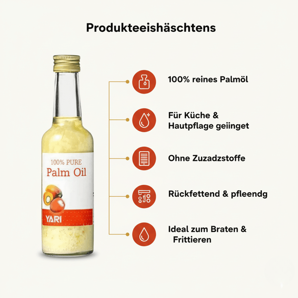 Yari 100% Pure Palm Oil 250 ml - CosFair GmbH