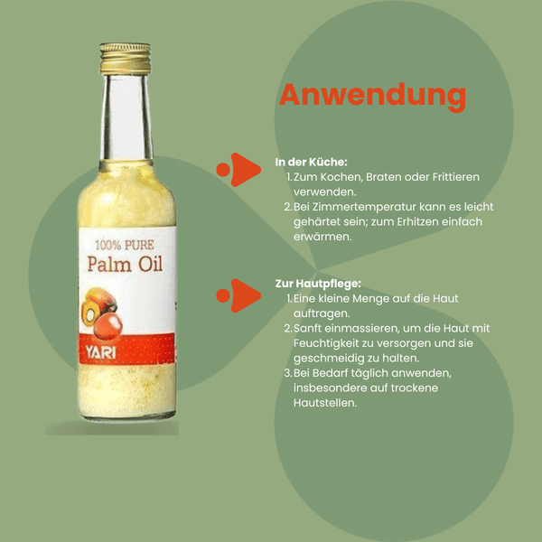 Yari 100% Pure Palm Oil 250 ml - CosFair GmbH
