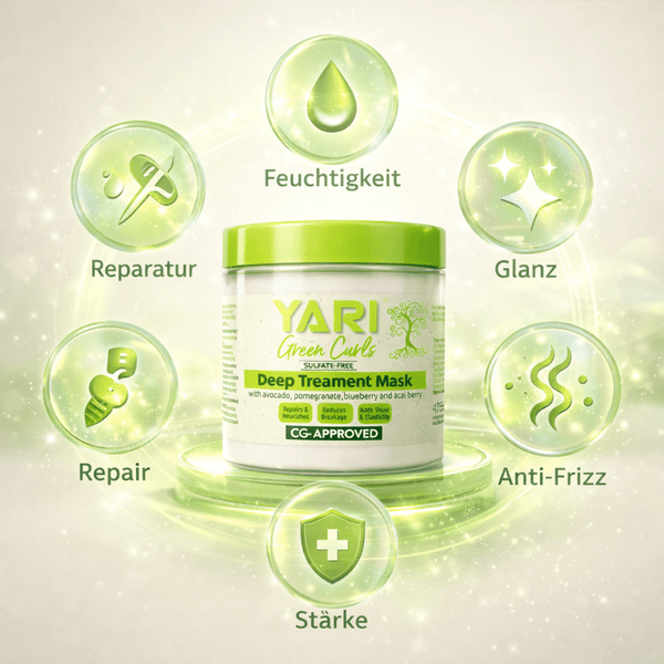 Yari Green Curls Deep Treatment Mask 525 ml - CosFair GmbH