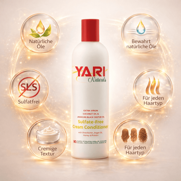 Yari Naturals Coconut & Black Castor Oil Conditioner 375 ml - CosFair GmbH