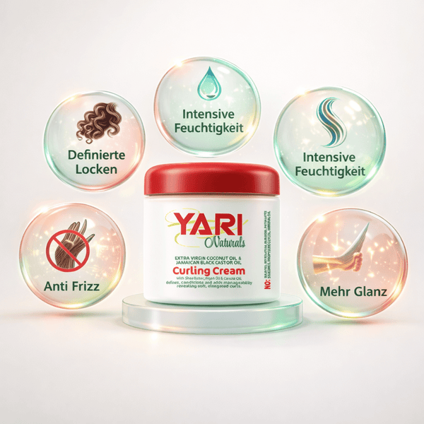 Yari Naturals Coconut & Black Castor Oil Curling Cream 475 ml - CosFair GmbH