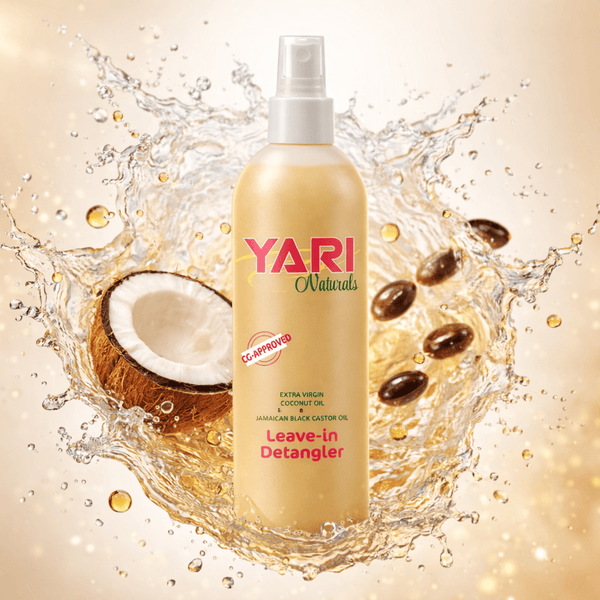 Yari Naturals Coconut & Black Castor Oil Leave - in Detangler 375 ml - CosFair GmbH
