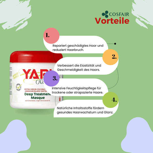 Yari Naturals Deep Treatment Maske 475 ml - CosFair GmbH