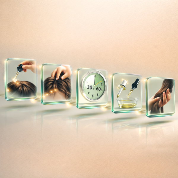 Schritt-für-Schritt Anwendung von Bockshornklee Öl für Kopfhaut, Haarwachstum und intensive Pflege als Kur oder Leave-in