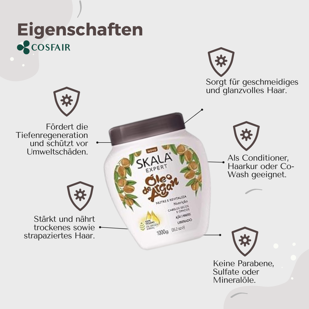 SKALA Expert Óleo de Argan 2 in 1 Hair Cream 1000g_Eigenschaften