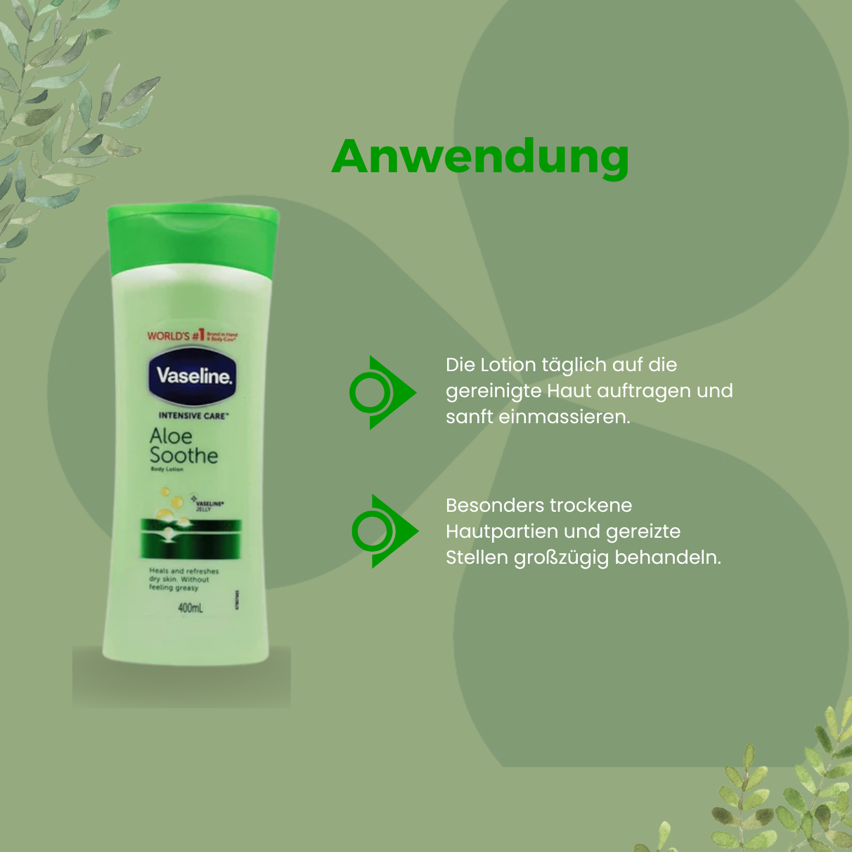Vaseline Intensive Care Aloe Soothe Body Lotion 400ml