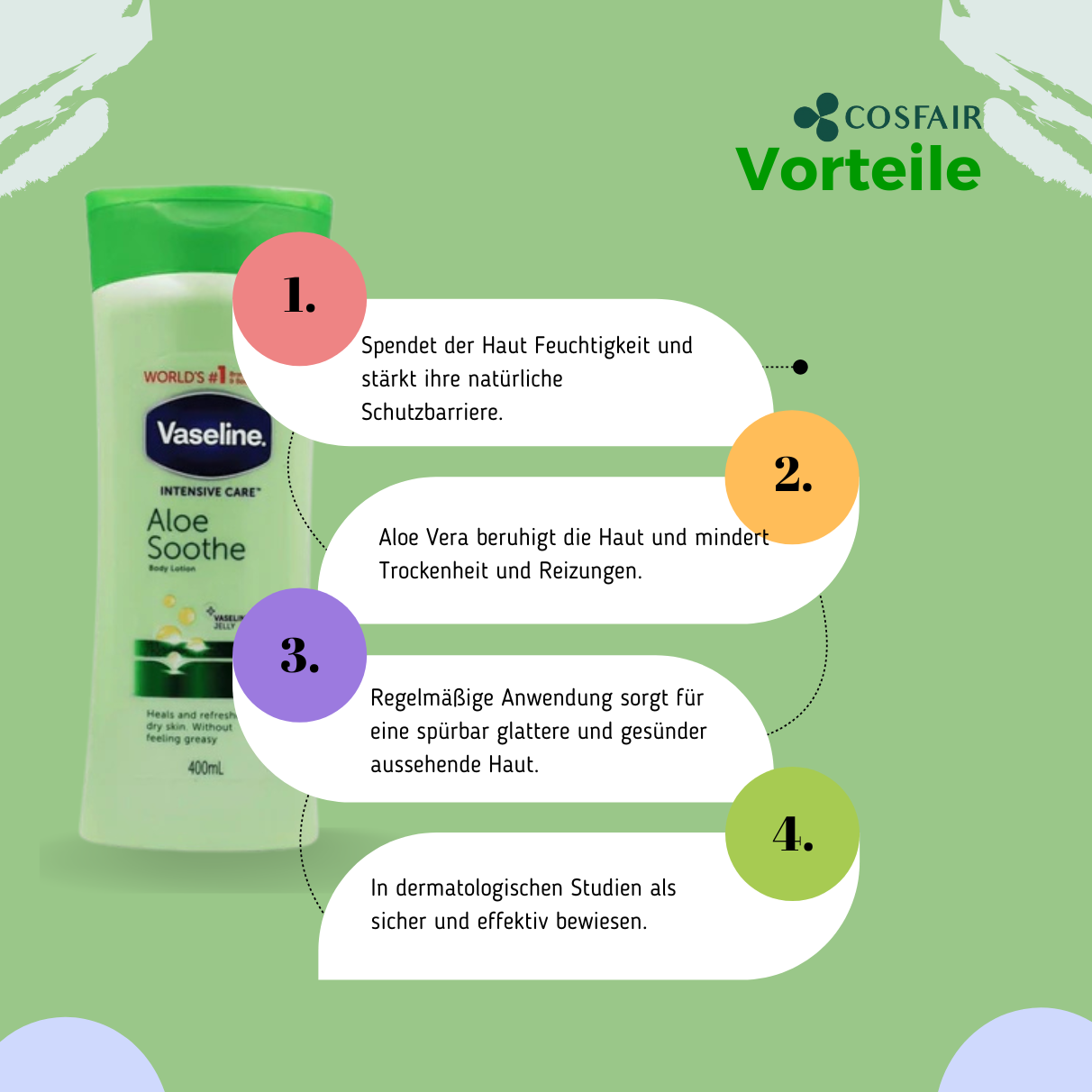 Vaseline Intensive Care Aloe Soothe Body Lotion 400ml