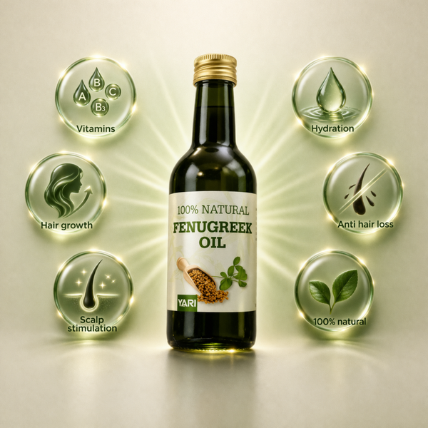 Eigenschaften von Bockshornklee Öl mit Vitaminen, Feuchtigkeit, natürlicher Pflege und Unterstützung für Haarwachstum