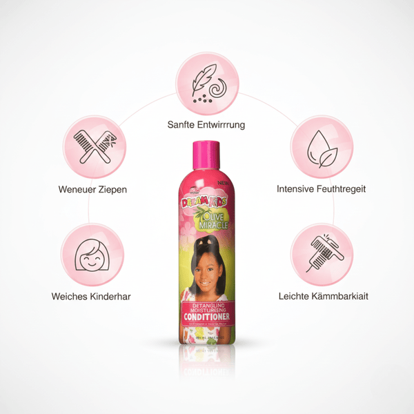 African Pride Dream Kids Olive Miracle Detangling Moisturizing Conditioner - CosFair GmbH