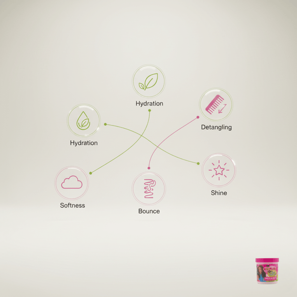 African Pride Dream Kids Olive Miracle Quick Bounce Detangling Pudding - CosFair GmbH