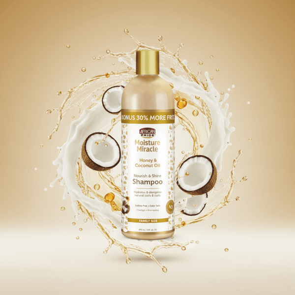 African Pride Moisture Miracle Honey & Coconut Oil Shampoo - CosFair GmbH