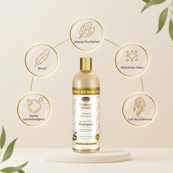 African Pride Moisture Miracle Honey & Coconut Oil Shampoo - CosFair GmbH