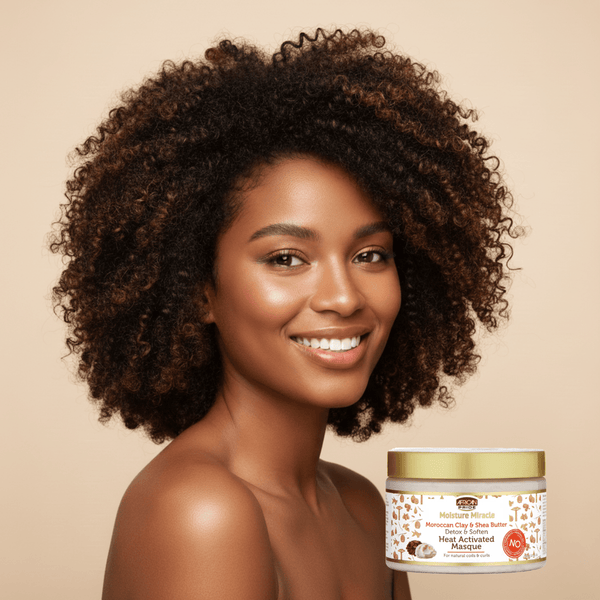 African Pride Moisture Miracle Moroccan Clay & Shea Butter Heat Activated Masque - CosFair GmbH