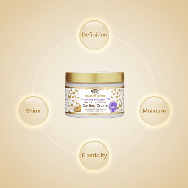 African Pride Moisture Miracle Shea Butter & Flaxseed Oil Curling Cream - CosFair GmbH