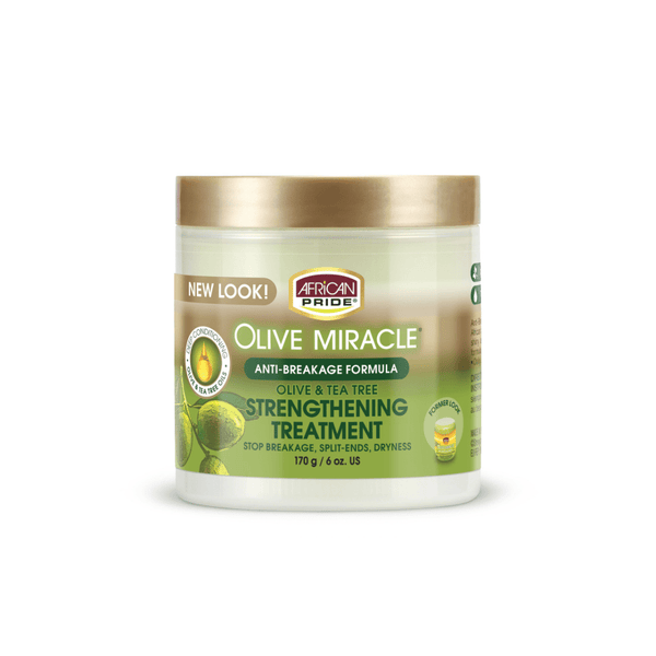 African Pride Olive Miracle Anti - Breakage Strengthening Treatment 170 g - CosFair GmbH