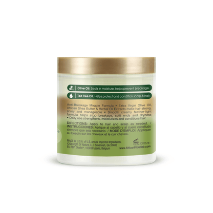 African Pride Olive Miracle Anti - Breakage Strengthening Treatment 170 g - CosFair GmbH