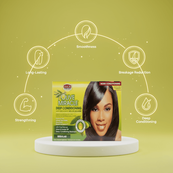 African Pride Olive Miracle Deep Conditioning Relaxer - REGULAR - CosFair GmbH