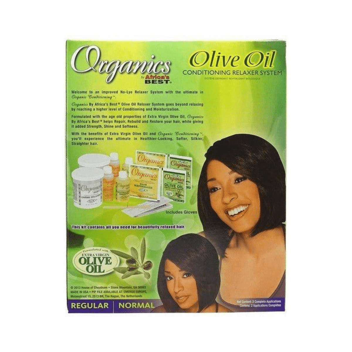 African Pride Olive Miracle Deep Conditioning Relaxer - REGULAR Value Pack - CosFair GmbH