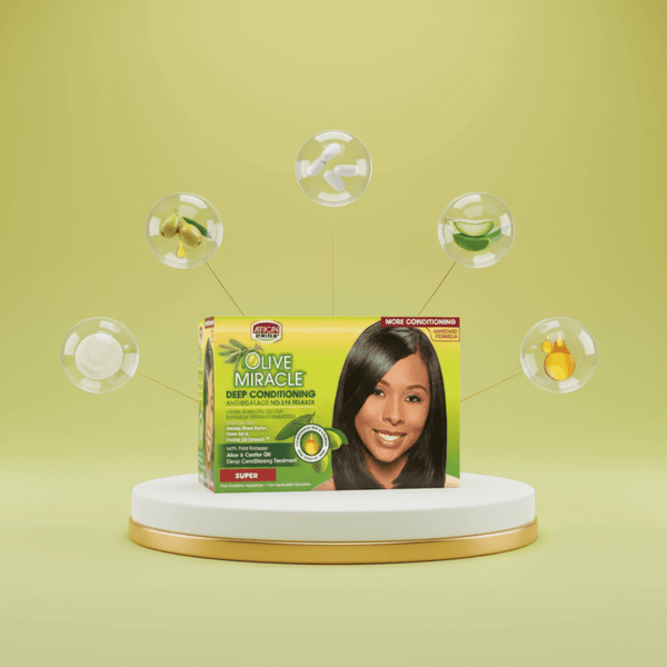 African Pride Olive Miracle Deep Conditioning Relaxer - SUPER - CosFair GmbH