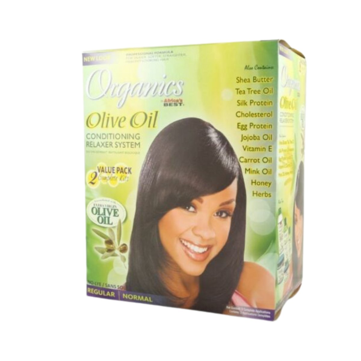 Africa’s Best Organics Olive Oil Conditioning Relaxer Regularn Value Pack - CosFair GmbH