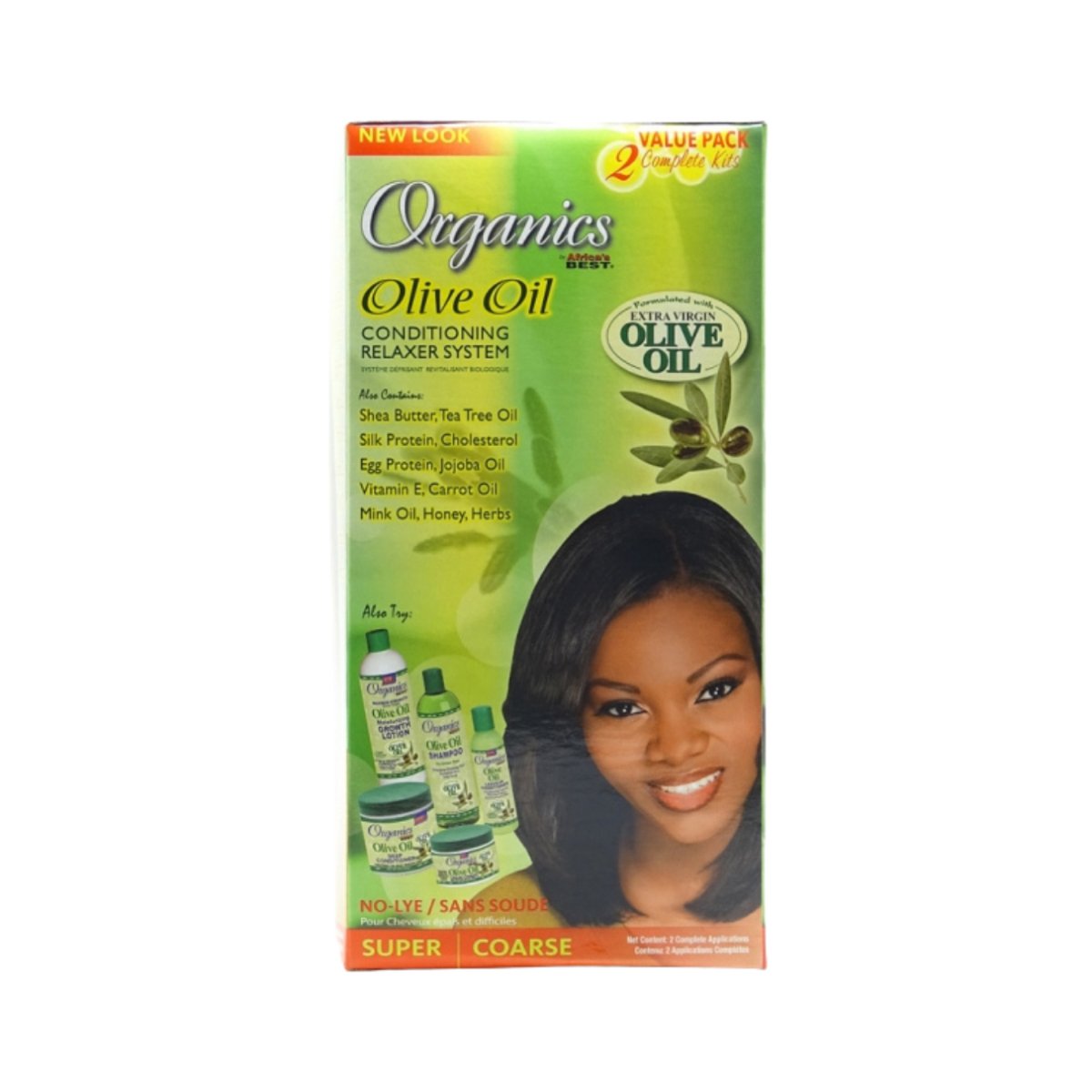 Africa’s Best Organics Olive Oil Conditioning Relaxer Super Value Pack - CosFair GmbH