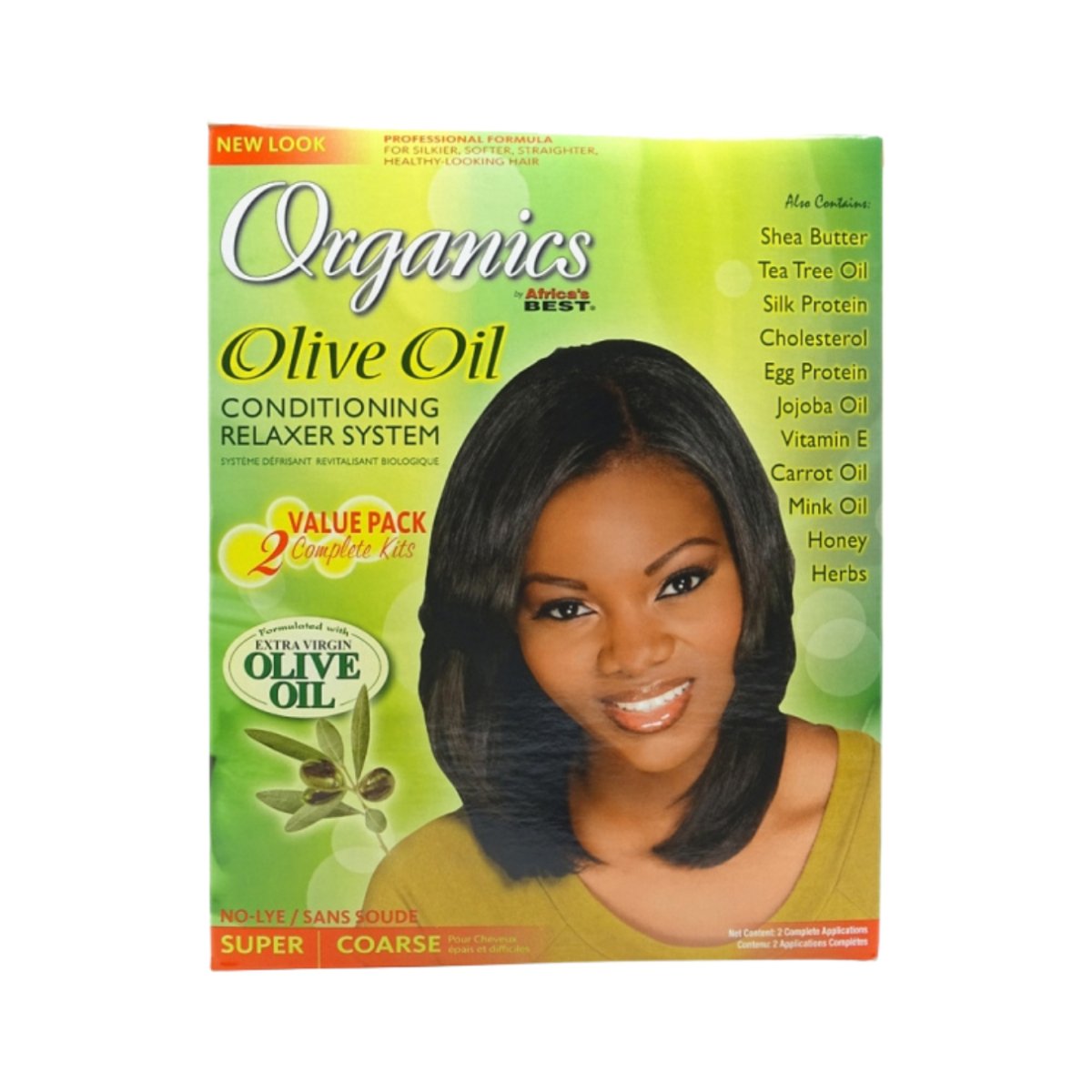 Africa’s Best Organics Olive Oil Conditioning Relaxer Super Value Pack - CosFair GmbH