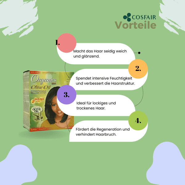 Africa’s Best Organics Olive Oil Conditioning Relaxer Super Value Pack - CosFair GmbH