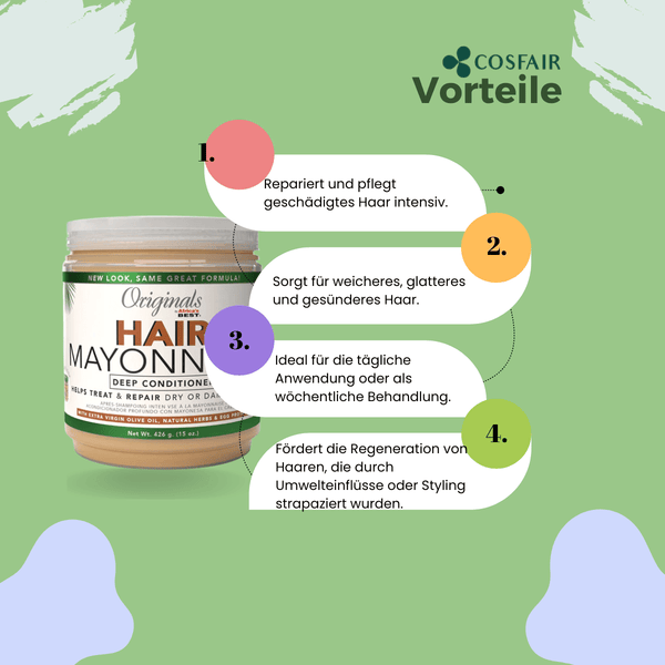 Africa’s Best Originals Hair Mayonnaise Deep Conditioner 426g - CosFair GmbH