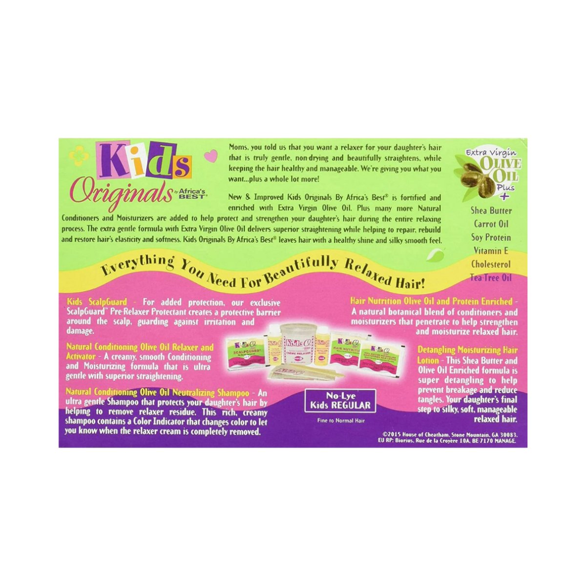 Africa's Best Originals Kids Natural Conditioning Relaxer System - REGULAR - CosFair GmbH