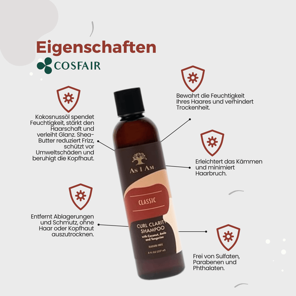 As I Am Classic Curl Clarity Shampoo 237ml - CosFair GmbH