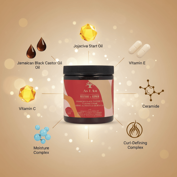 As I Am Jamaican Black Castor Oil Curling Crème 227g - CosFair GmbH
