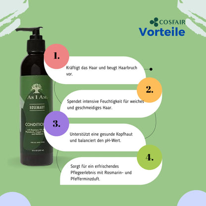 As I Am Rosemary Conditioner 237ml - CosFair GmbH