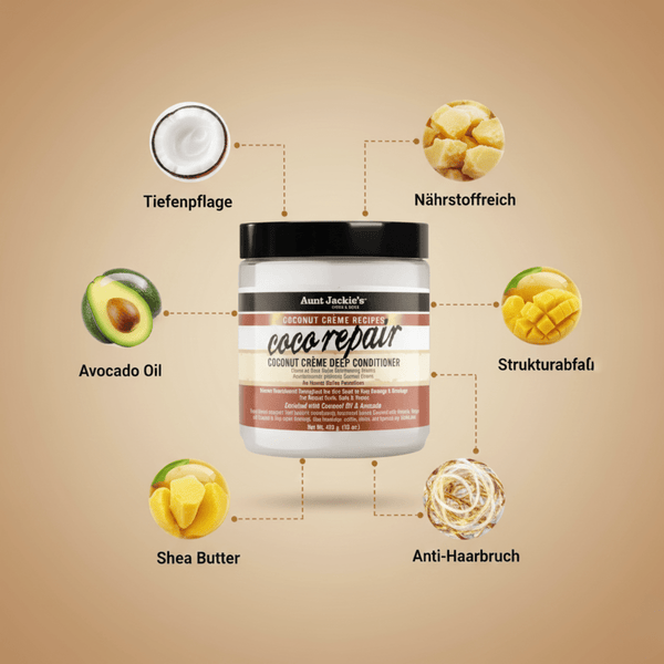 Aunt Jackie’s Coco Repair Coconut Crème Deep Conditioner – 426 g - CosFair GmbH