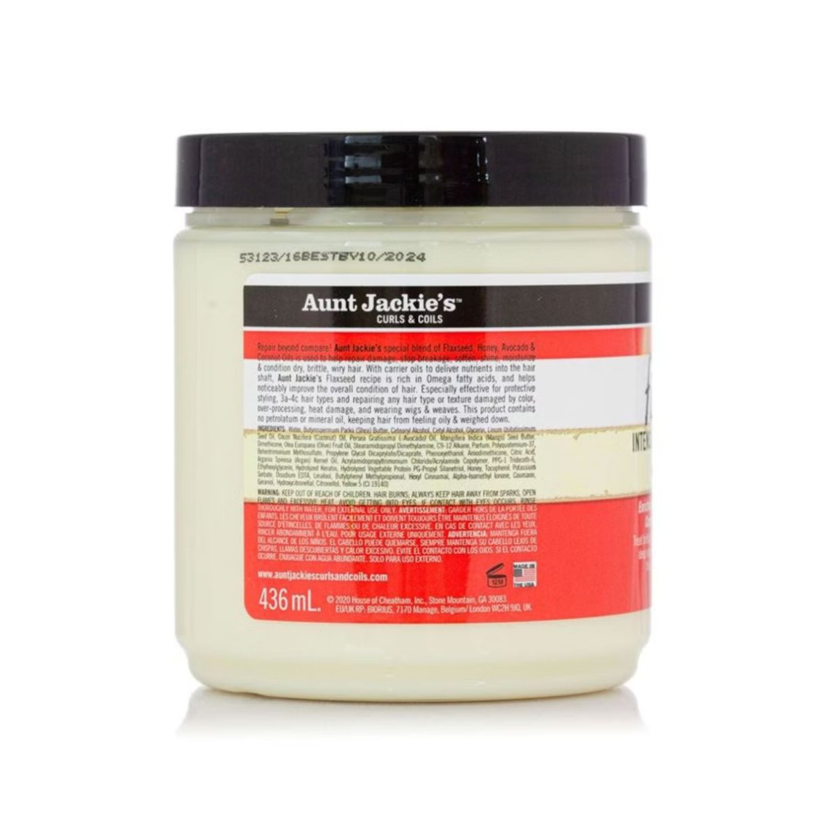 Aunt Jackie&#039;s Flaxseed Recipes Fix My Hair Intensive Repair Conditioning Masque - CosFair GmbH