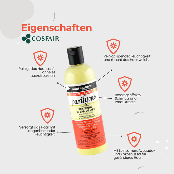 Aunt Jackie&#039;s Flaxseed Recipes Purify Me Moisturizing Co - Wash Cleanser - CosFair GmbH