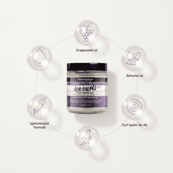 Aunt Jackie's Grapeseed Style Ice Curls Glossy Curling Jelly - CosFair GmbH