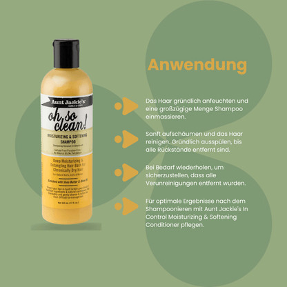 Aunt Jackie&#039;s Oh So Clean Moisturizing &amp; Softening Shampoo - CosFair GmbH