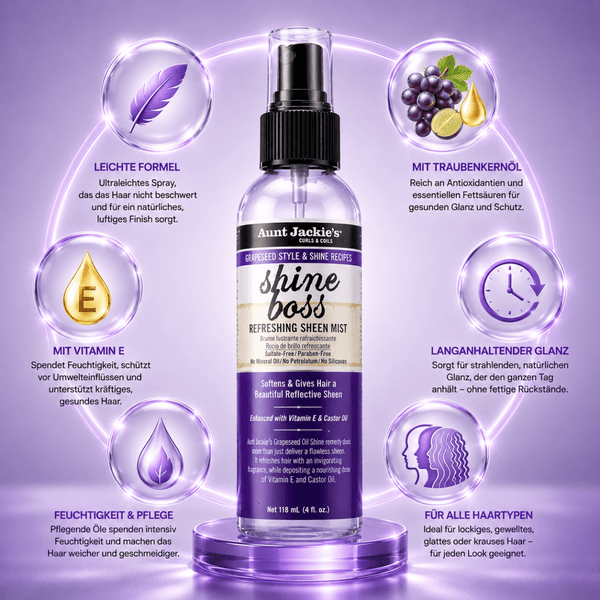 Aunt Jackie's Shine Boss Refreshing Sheen Mist - CosFair GmbH