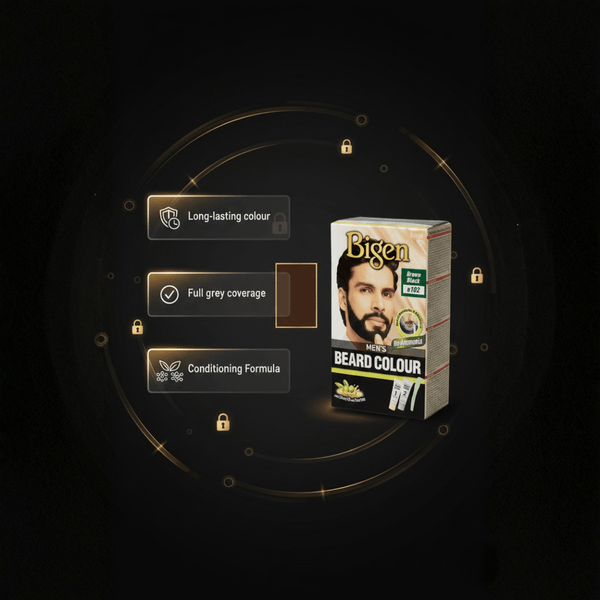 Bigen Men's Beard Colour B102 Brown Black - CosFair GmbH