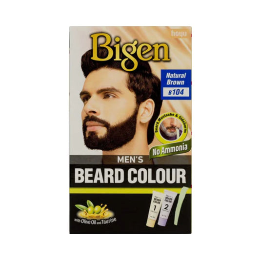 Bigen Men's Beard Colour B104 Natural Brown - CosFair GmbH