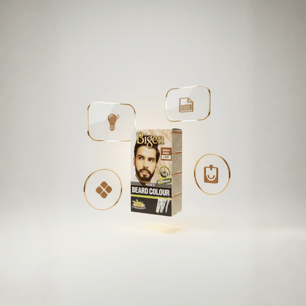 Bigen Men's Beard Colour B105 Medium Brown - CosFair GmbH