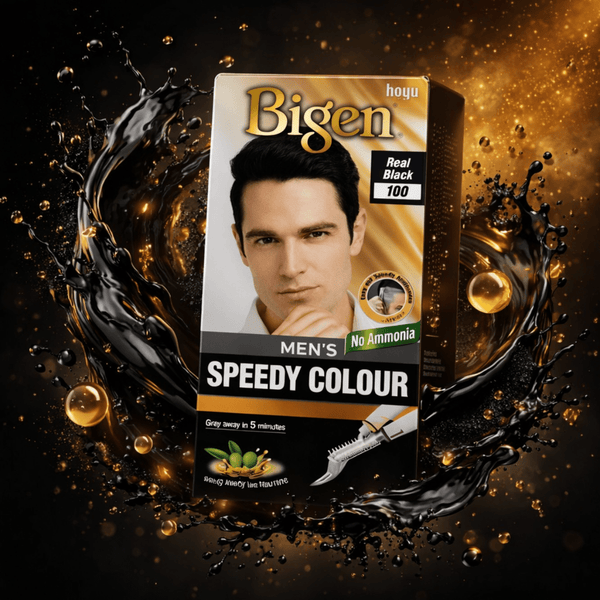 Bigen Men's Speedy Farbe 100 - Real Black - CosFair GmbH