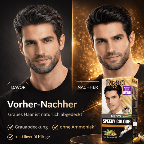 Bigen Men's Speedy Farbe 101 - Natural Black - CosFair GmbH