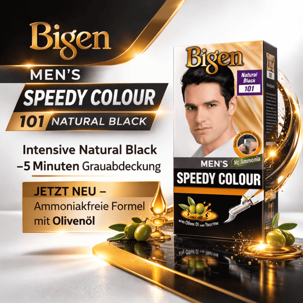 Bigen Men's Speedy Farbe 101 - Natural Black - CosFair GmbH