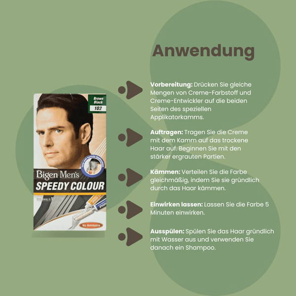 Bigen Men&#039;s Speedy Farbe 102 Brown Black - CosFair GmbH