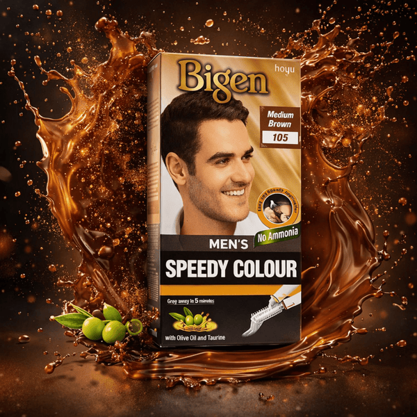 Bigen Men's Speedy Farbe 105 - Medium Brown - CosFair GmbH