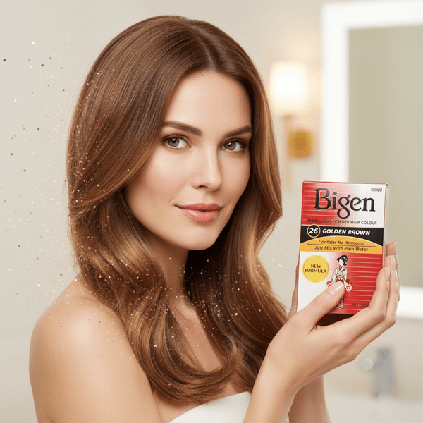 Bigen Permanent Powder Hair Colour 26 - Golden Brown - CosFair GmbH