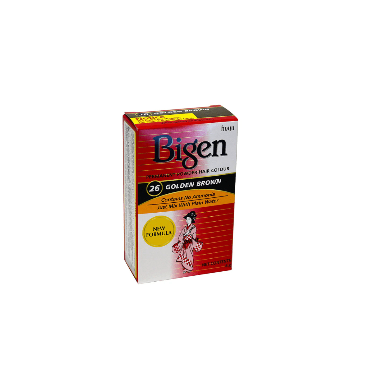 Bigen Permanent Powder Hair Colour 26 - Golden Brown - CosFair GmbH