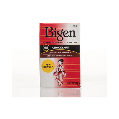 Bigen Permanent Powder Hair Colour 45 - Chocolate - CosFair GmbH