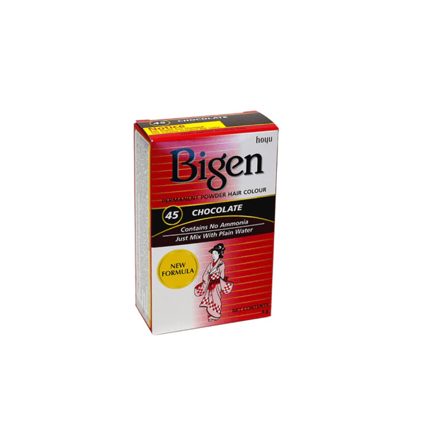 Bigen Permanent Powder Hair Colour 45 - Chocolate - CosFair GmbH